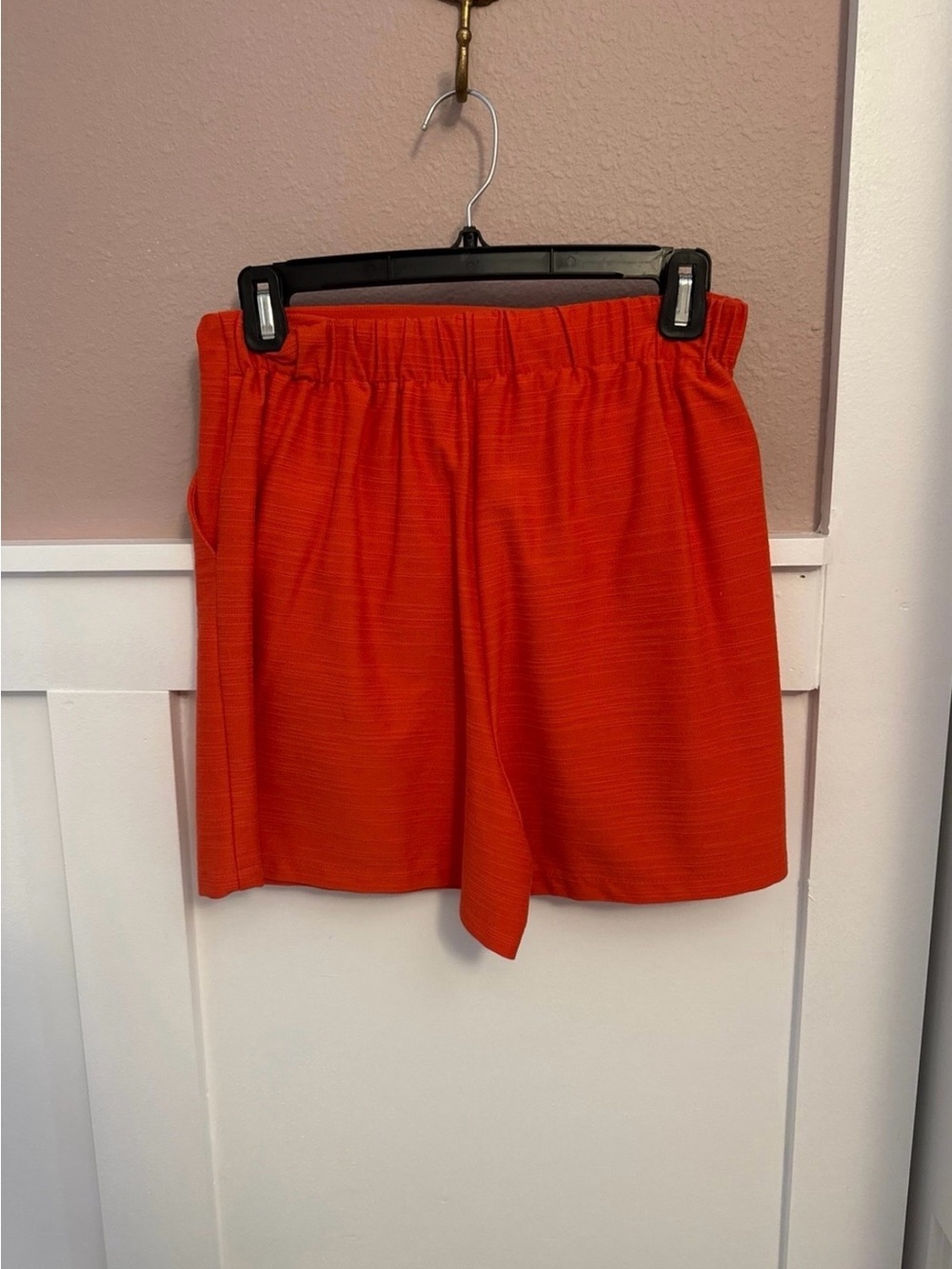 Ellison Bright Orange Mini Skirt - Picture 2 of 2